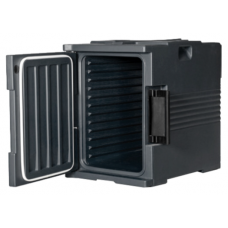 Ισοθερμικό Κουτί για 6xGN1/1 (6,5cm ύψους), με Μεντεσέ, μαύρο 41384